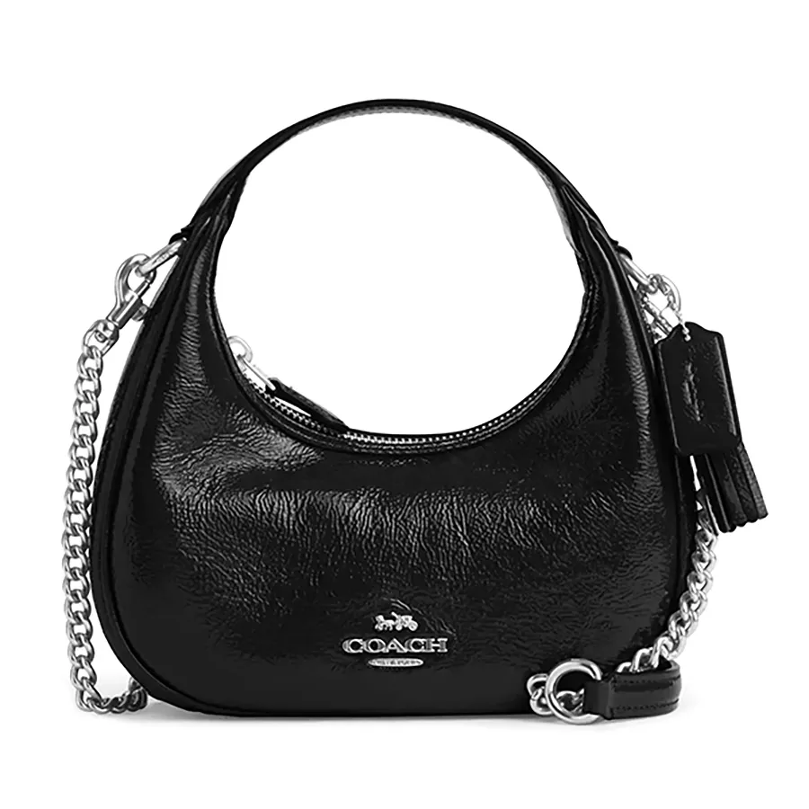 Túi Đeo Chéo Nữ Coach Carmen Mini Crossbody Bag In Black CW036 Màu Đen