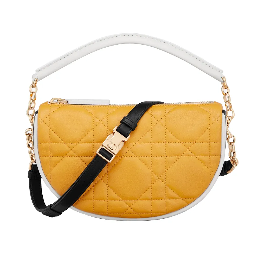 Túi Đeo Chéo Nữ Dior Small Vibe Hobo Bag Màu Vàng