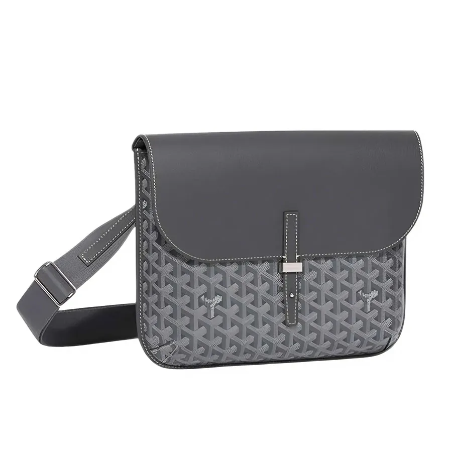Túi Đeo Chéo Goyard Coursier Messenger Crossbody Bag Màu Xám