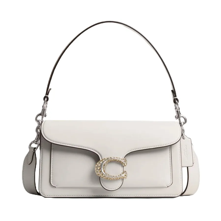 Túi Đeo Vai Nữ Coach Tabby Size 26 Shoulder Bag Màu Trắng