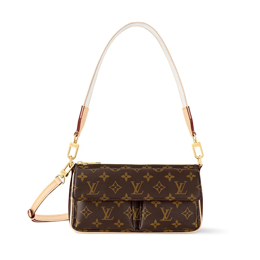 Túi Đeo Vai Nữ Louis Vuitton LV Vivacité M46999 Màu Nâu