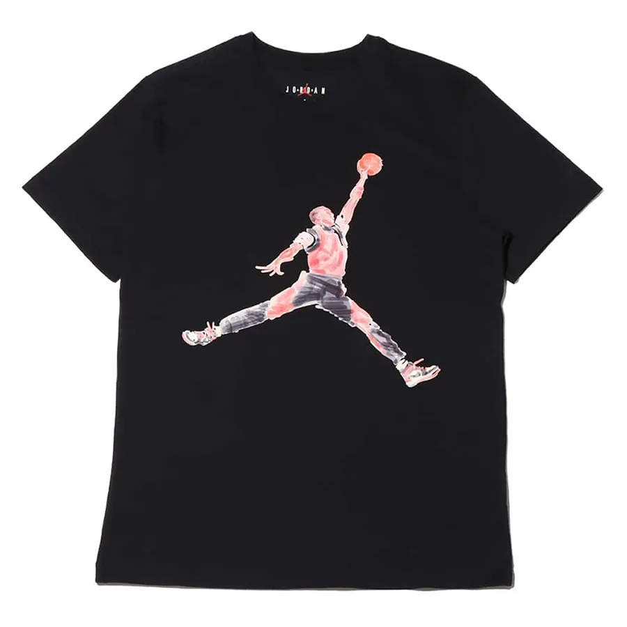 Áo Phông Nam Nike Jordan Basketball Crew Short Sleeve Black FN5981-010 Tshirt Màu Đen Size S