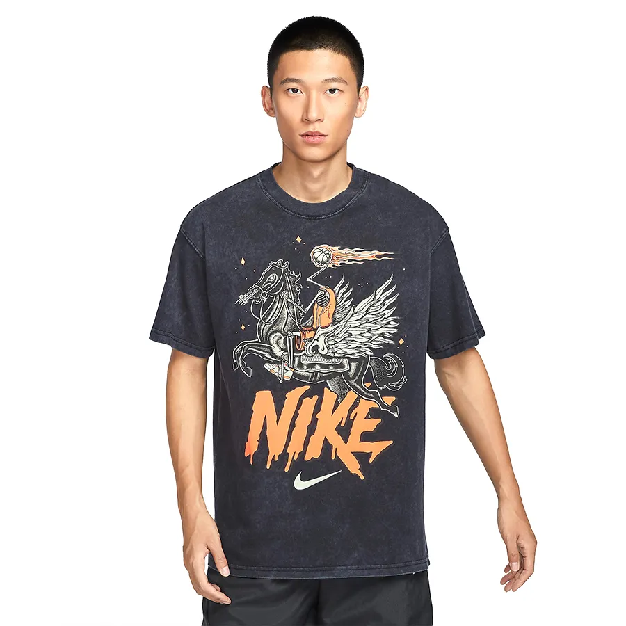 Áo Phông Nam Nike Max90 Basketball Tshirt HF8200 010 Màu Đen Size M