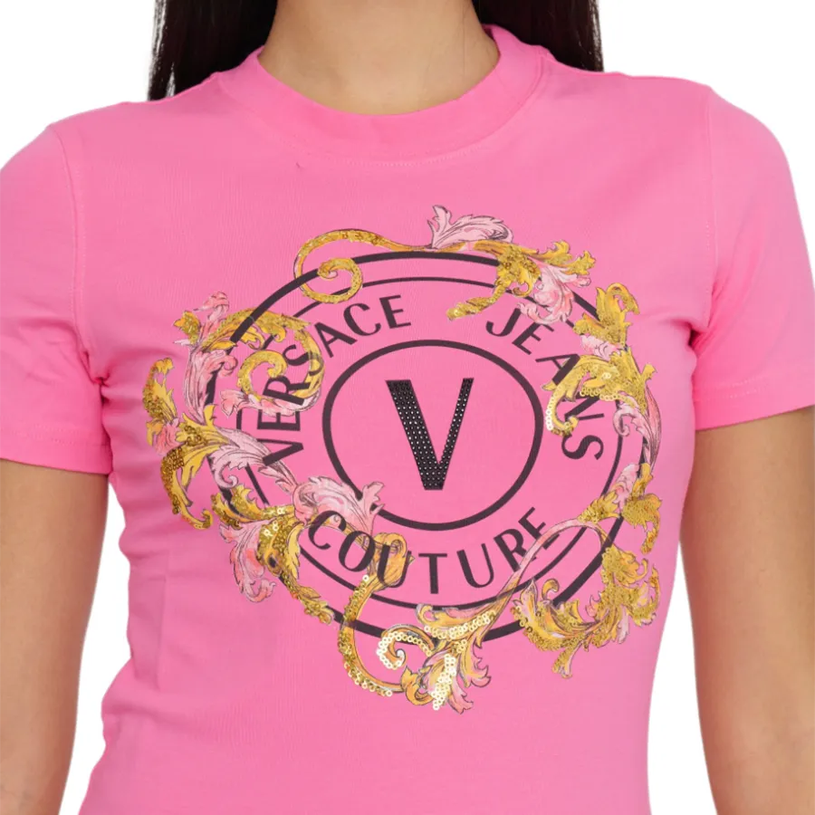 Áo Thun Nữ Versace Jeans Couture T-Shirt 78HAHC01 CJ02C 494
