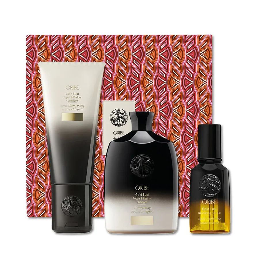 Bộ Chăm Sóc Tóc Oribe Limited Edition Gold Lust Holiday Collection 3 Món