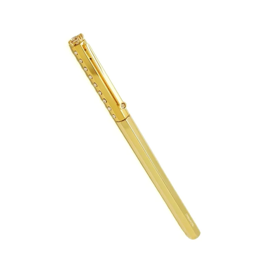 Bút Ký Swarovski Gold Yellow Crystal Ballpoint Pen 5634417 Màu Vàng Gold