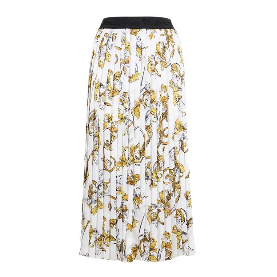 Chân Váy Nữ Versace Jean Couture Pleated Skirt 78HAE805