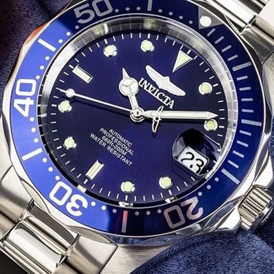 Đồng Hồ Nam Invicta Pro Diver Automatic Blue Dial Men Watch
