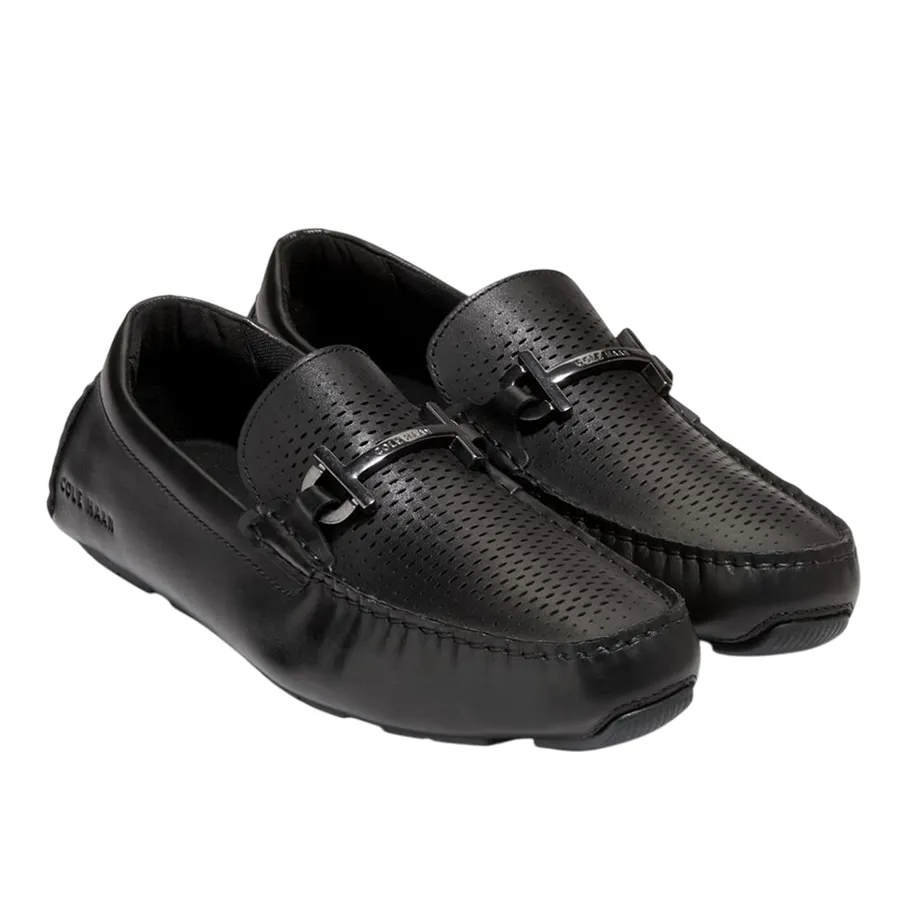 Giày Lười Nam Cole Haan Grand Laser Bit Driver Màu Đen Size 42