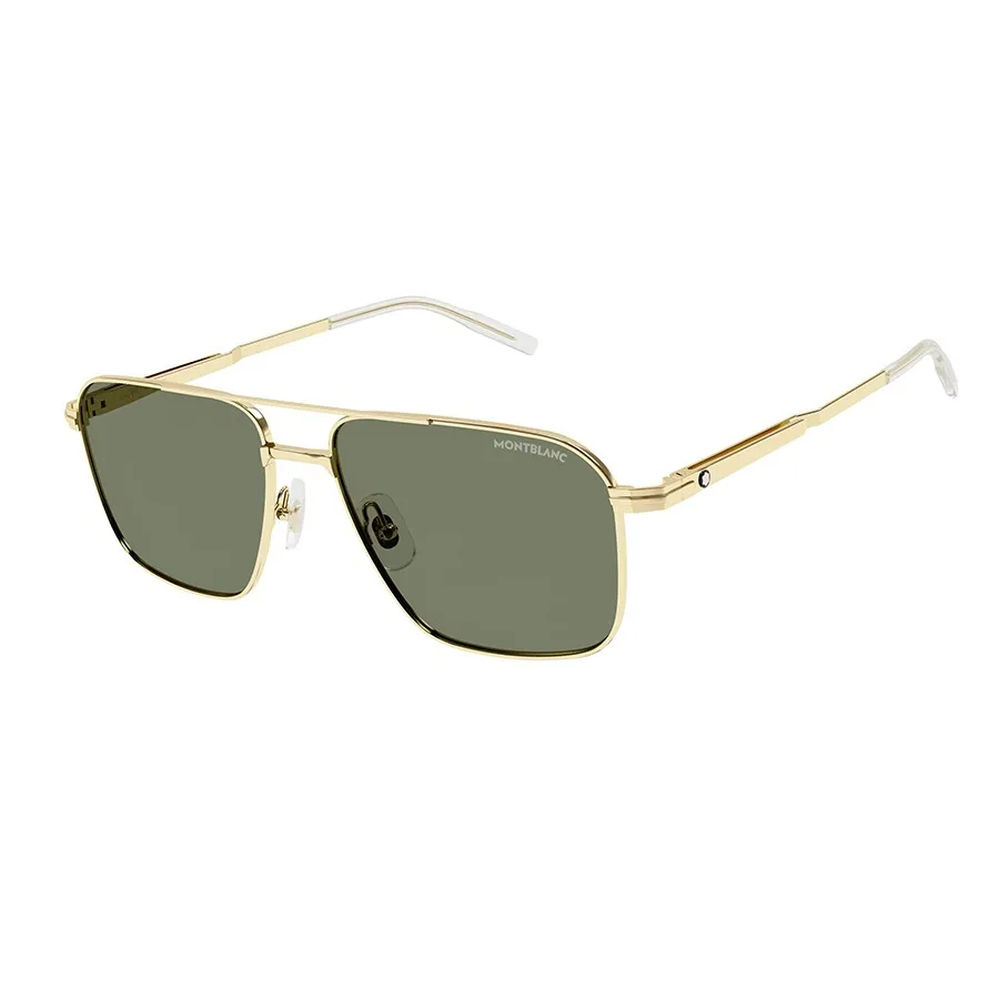 Kính Mát Unisex Montblanc Sunglasses MB0278S 002 Màu Xanh Vàng