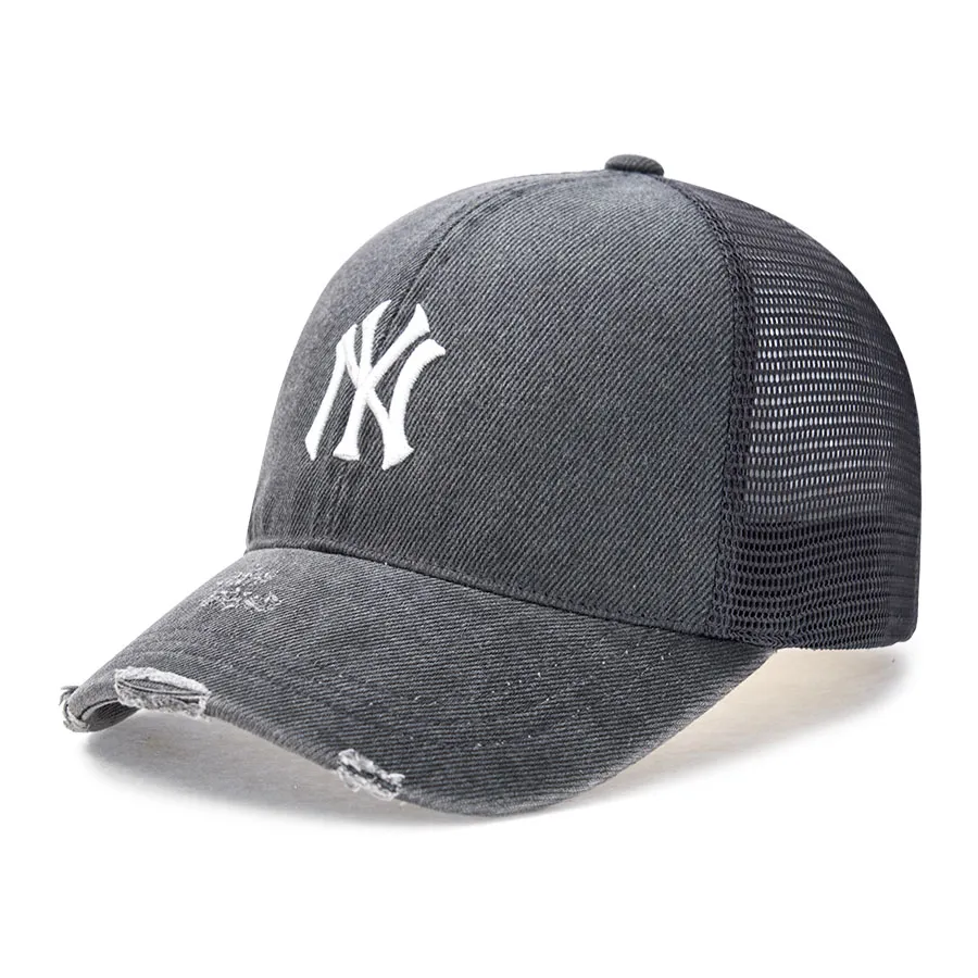 Mũ MLB Basic Washed Mesh New York Yankees 3AMCB0153-50CGS Màu Xám