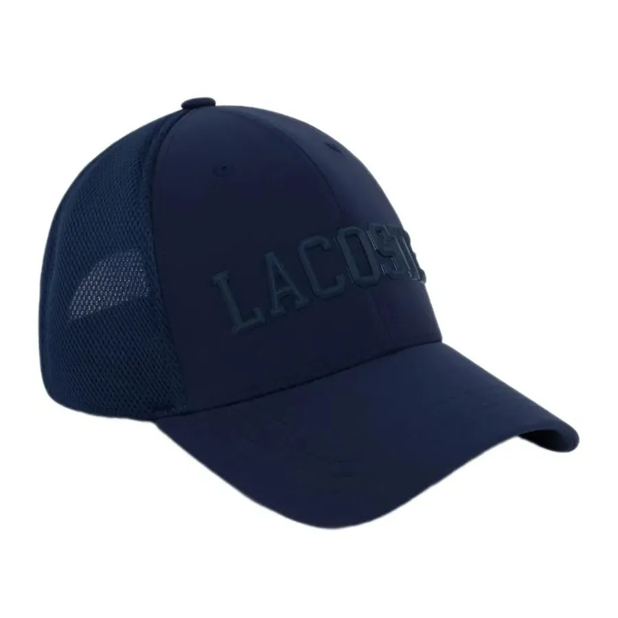 Mũ Lacoste Lettering Baseball Cap RK242E 166 Màu Xanh Navy