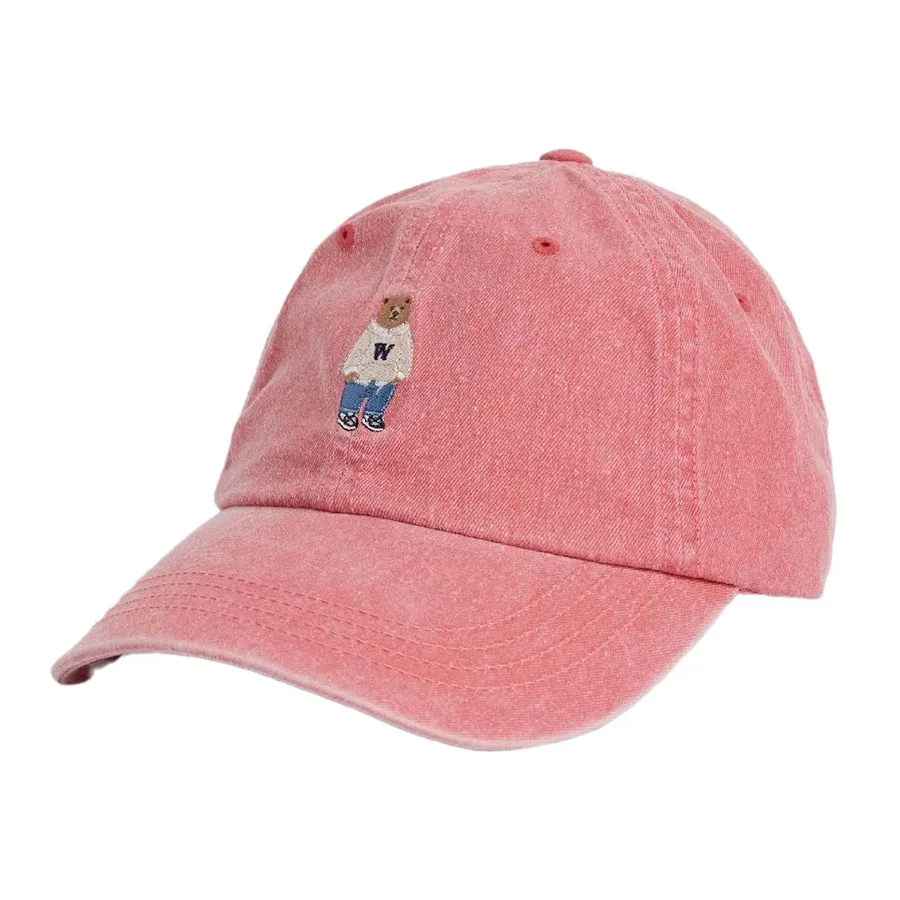 Mũ WHOAU Steve Washed Ball Cap WHACF1211A Màu Đỏ
