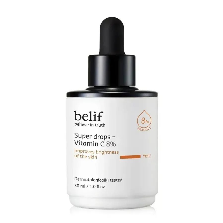 Serum Hỗ Trợ Dưỡng Sáng Da Belif Super Drops - Vitamin C 8% 30ml