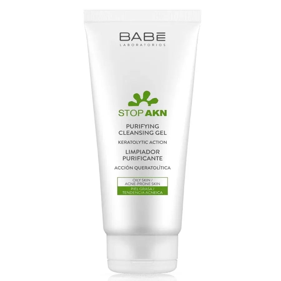 Sữa Rửa Mặt Cho Da Dầu Mụn Babe Laboratorios Babe Stop Akn Purifying Cleansing Gel 100ml