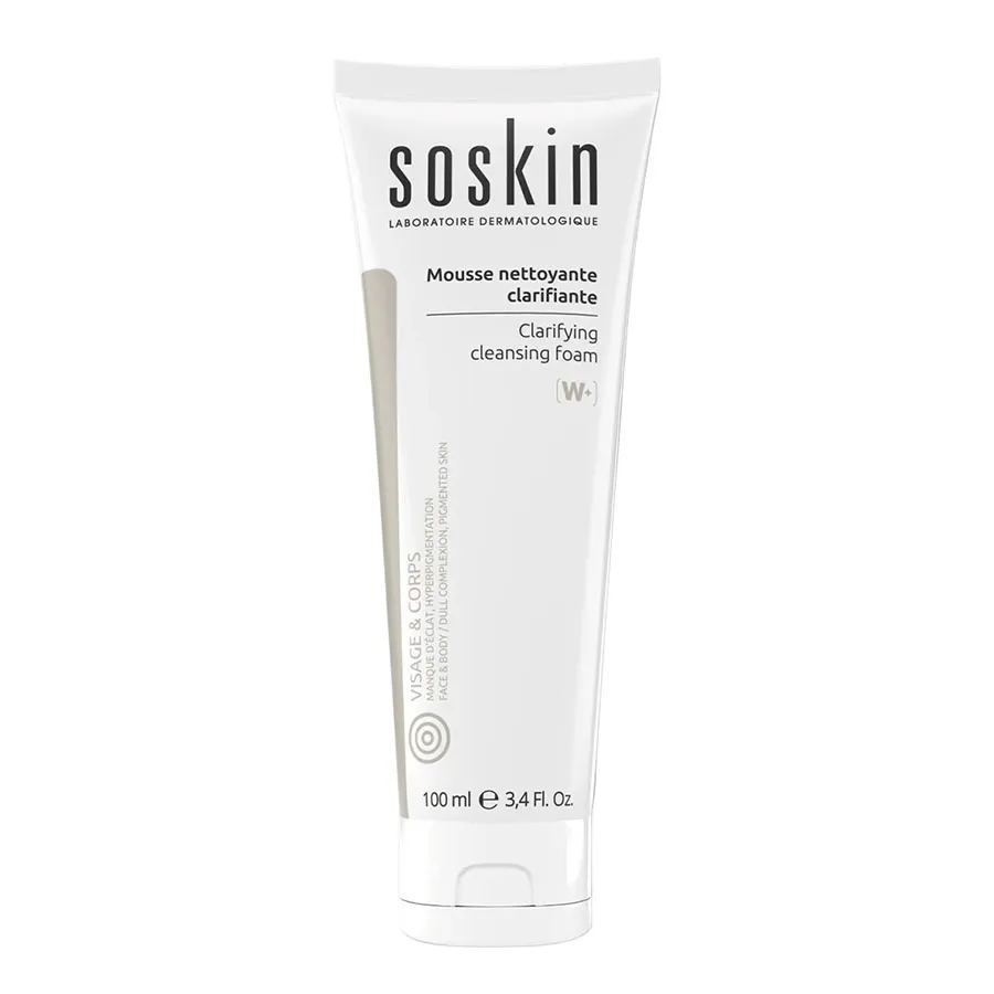 Sữa Rửa Mặt Hỗ Trợ Làm Trắng Da Soskin Clarifying Cleansing Foam 100ml