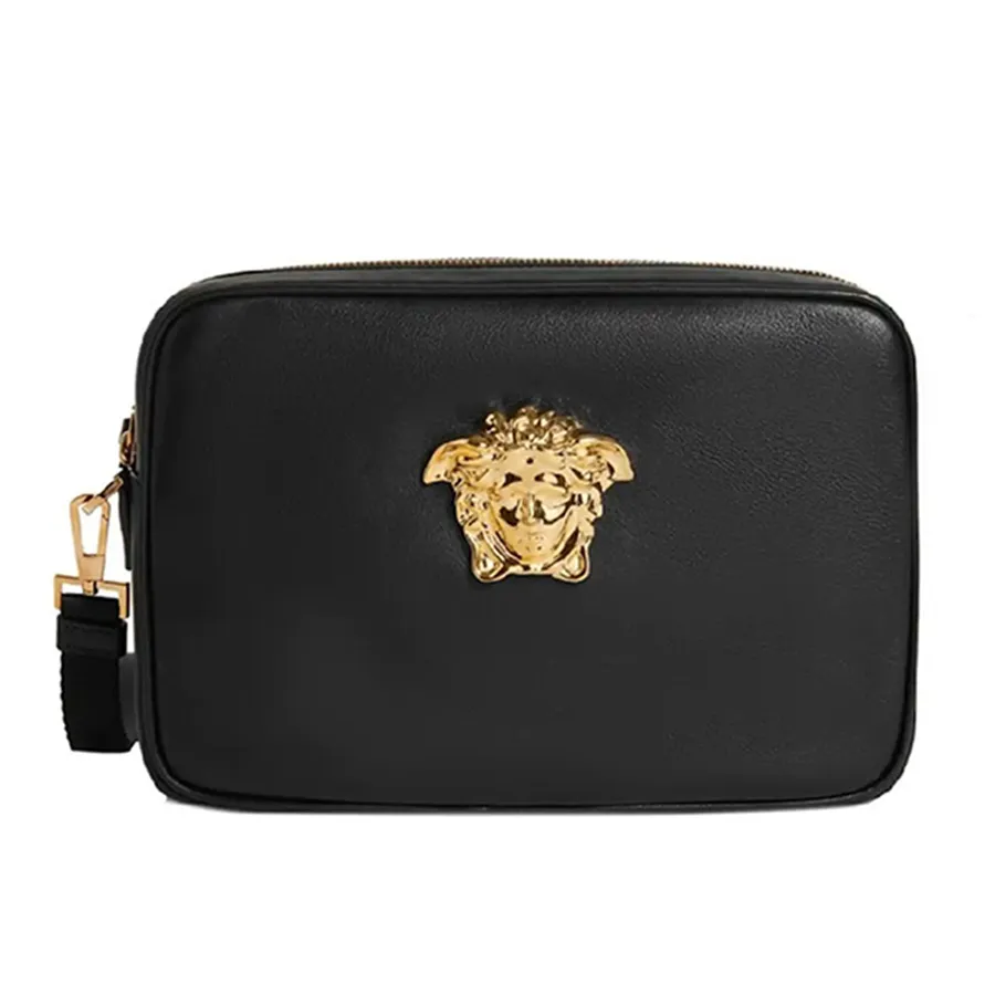 Túi Cầm Tay Nam Versace La Medusa Clutch Bag DP88507 Màu Đen