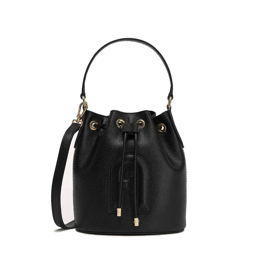 Túi Đeo Chéo Furla Clio 20 Mini Drawstring Bucket Bag Màu Đen