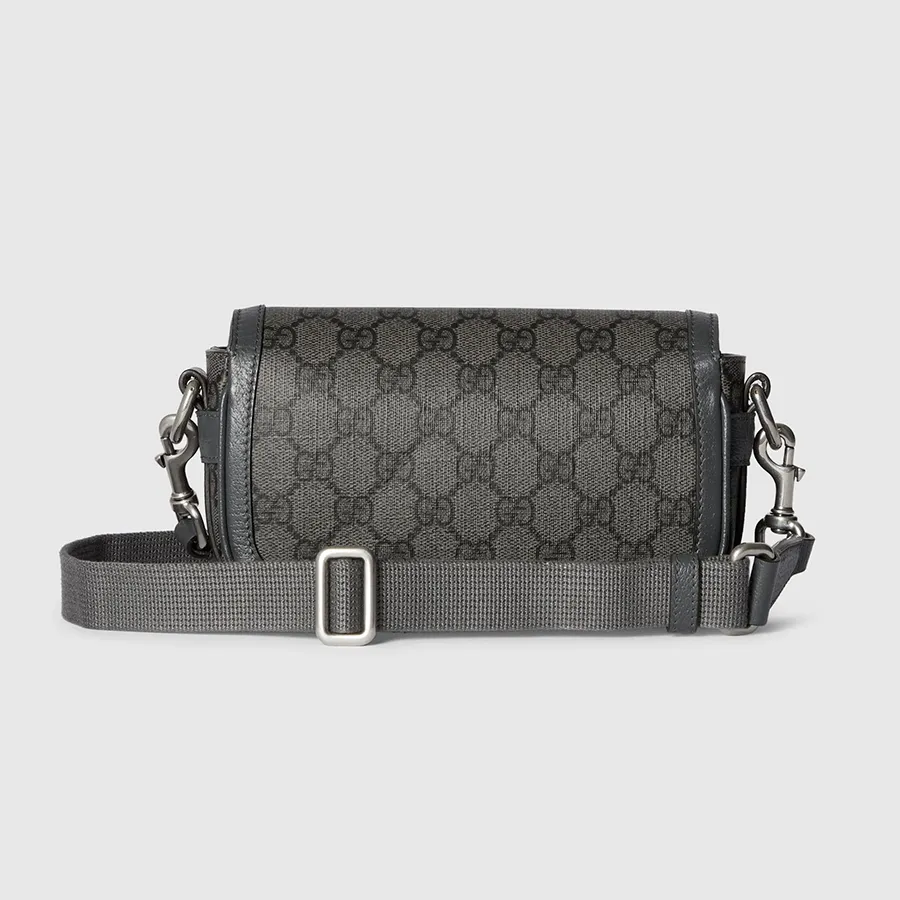 Túi Đeo Chéo Nam Gucci Ophidia Super Mini Shoulder Bag Grey 795466