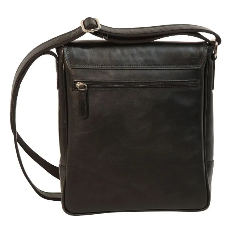 Túi Đeo Chéo Nam Old Angler 087389NE Màu Nâu Đen