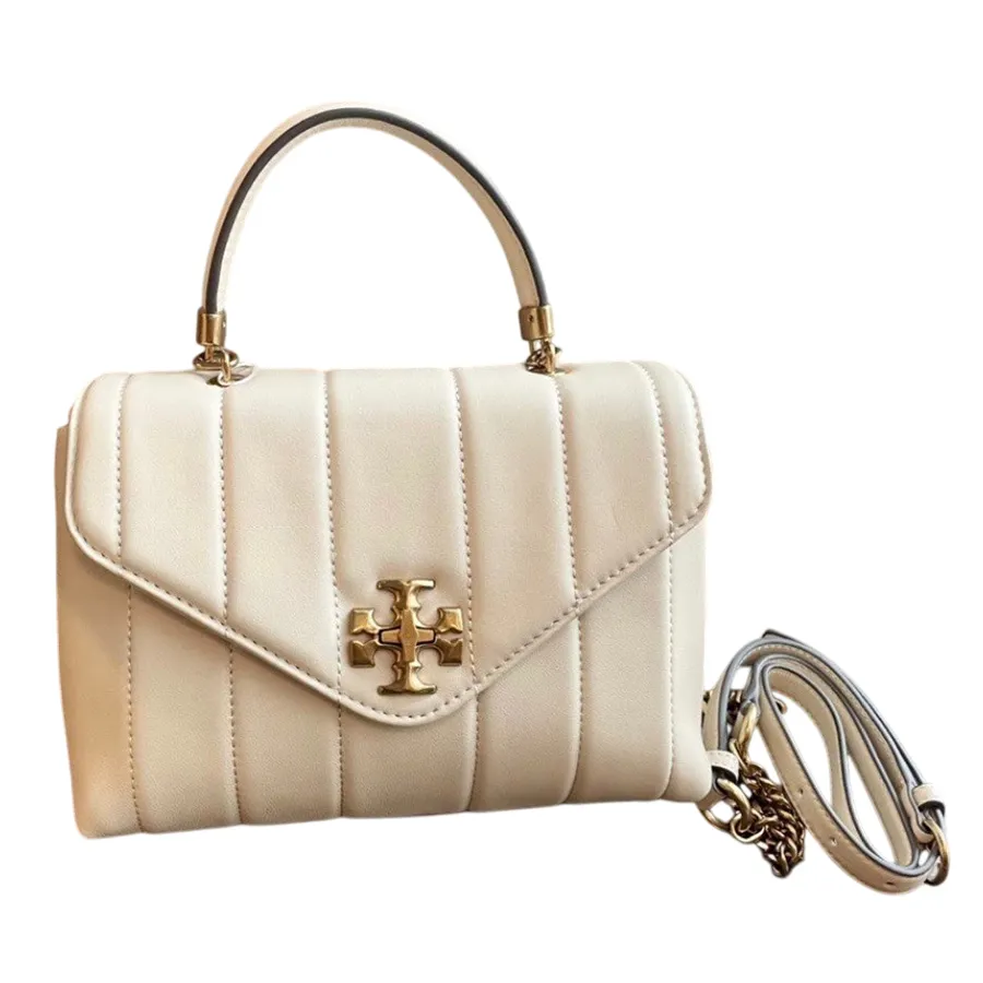 Túi Đeo Chéo Nữ Tory Burch Kira Quilted Small Satchel Màu Trắng