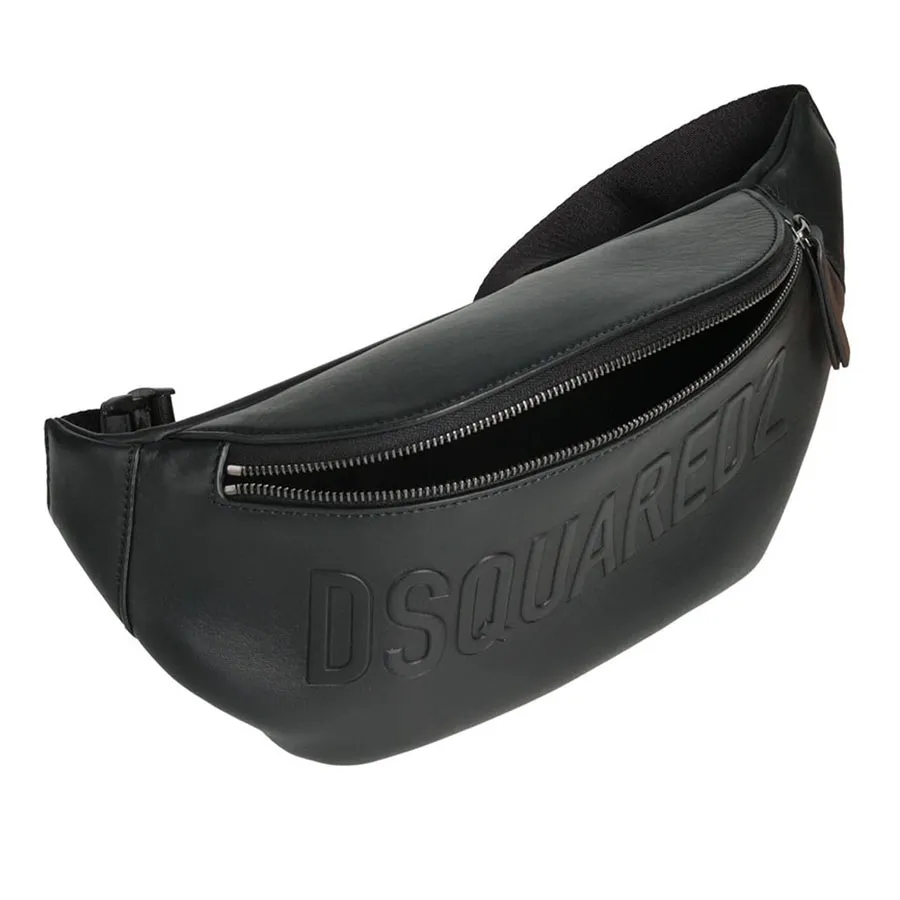 Túi Đeo Hông Nam Dsquared2 Men's Black Belt Bags Màu Đen