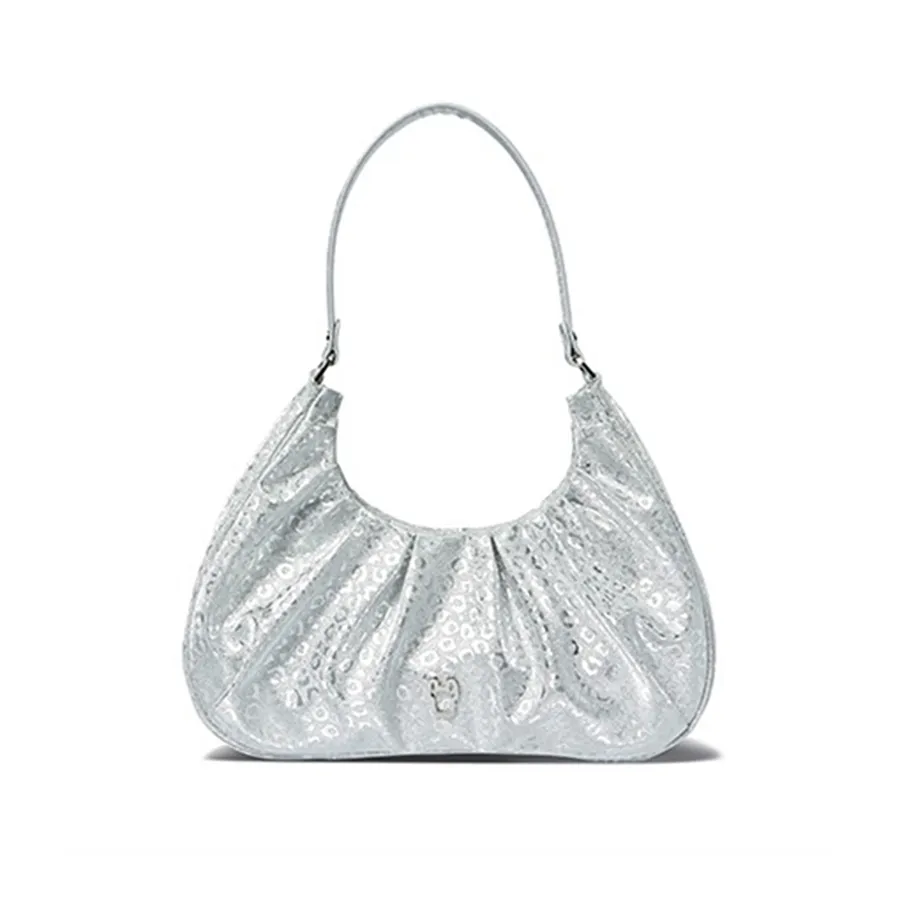 Túi Đeo Vai Nữ LifeWork Radoc Shining Shirring Hobo Bag LW245BG715 Màu Bạc