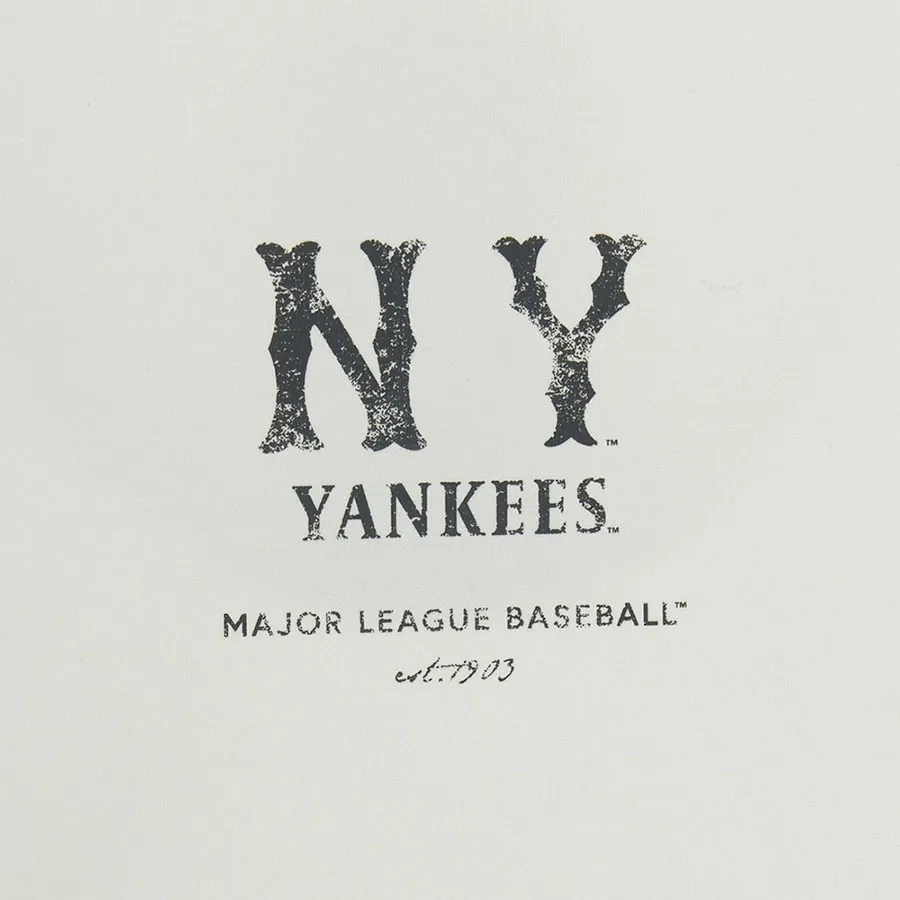 ☆MLB Korea☆ Basic Denim-like Coopers Overfit Functional Sh Basic Coopers Denim-Like Oversized-Fit T-Shirt New York Yankees