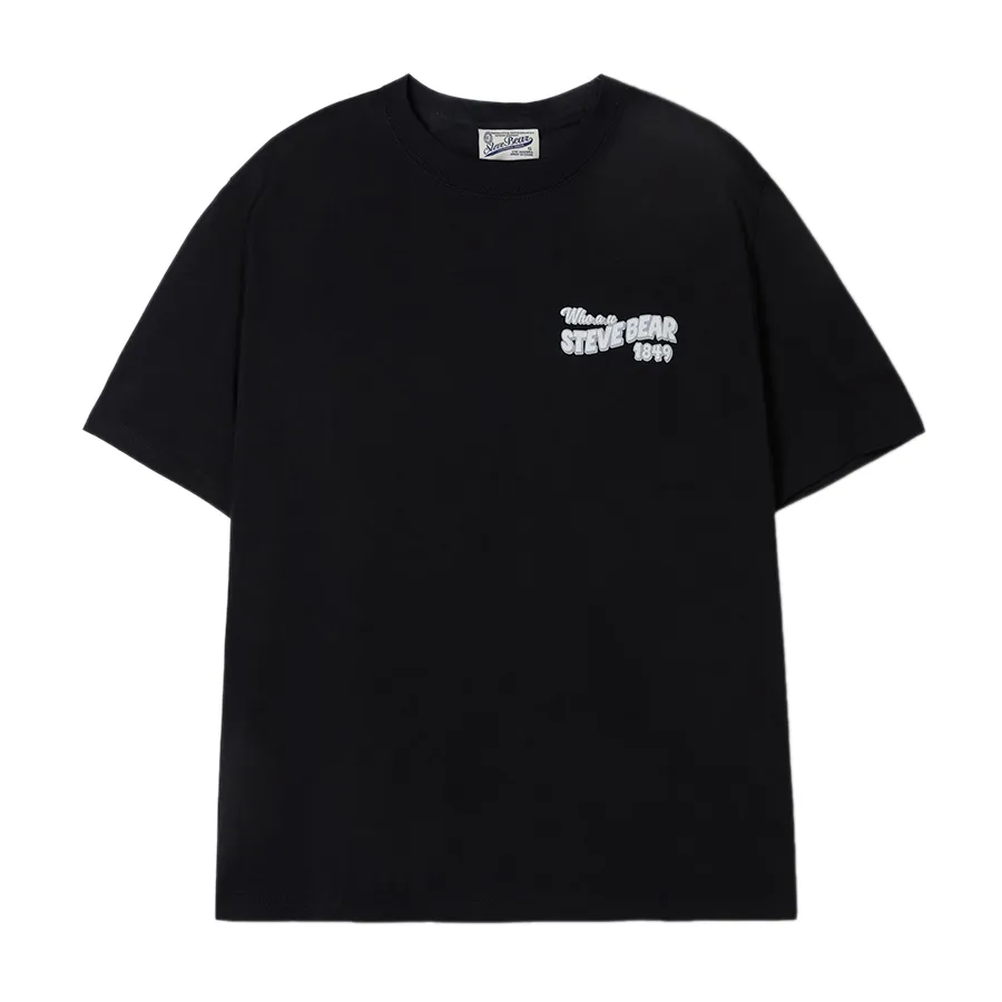Áo Phông WHOAU Steve WHRPF3793U Tshirt Màu Đen Size S