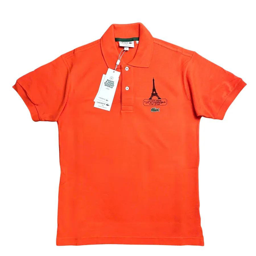 Áo Polo Nam Lacoste Short-Sleeve PH3052 SJI Màu Cam Size S