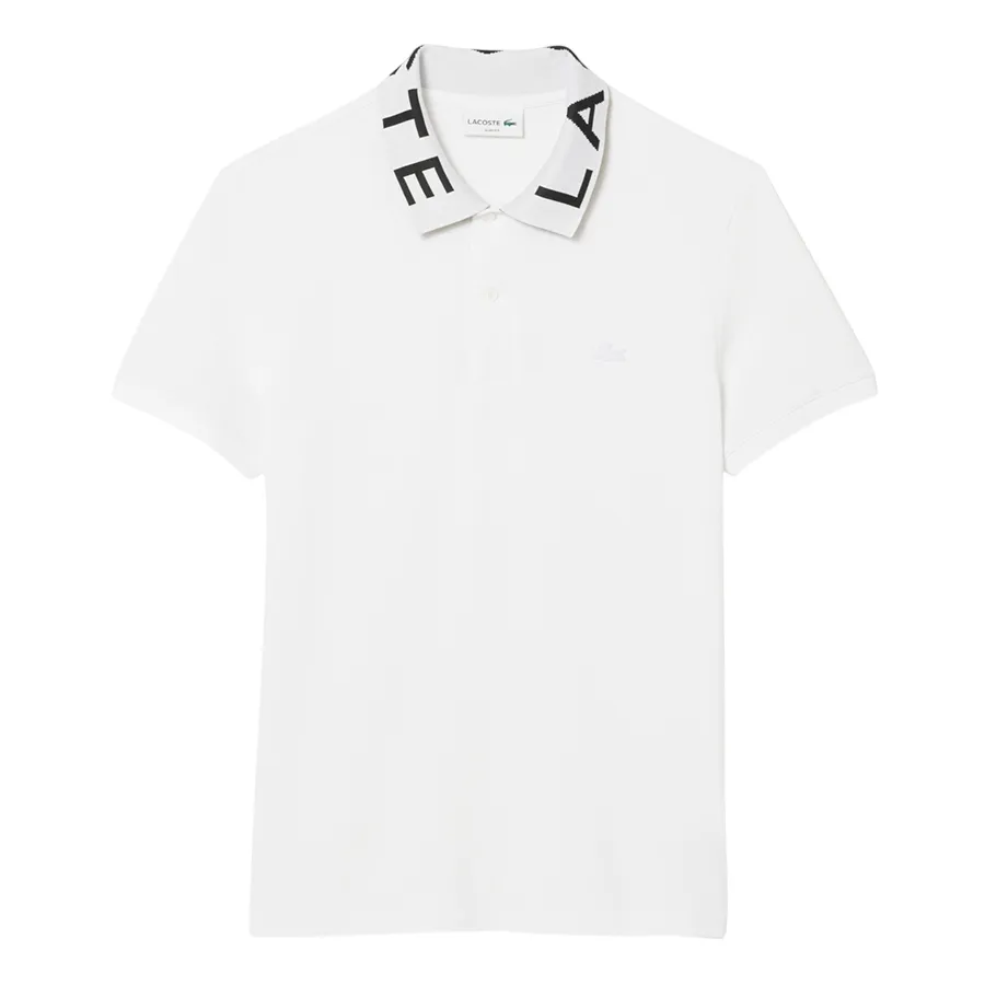Áo Polo Nam Lacoste Slim Fit Jacquard Branded PH9538 001 Màu Trắng