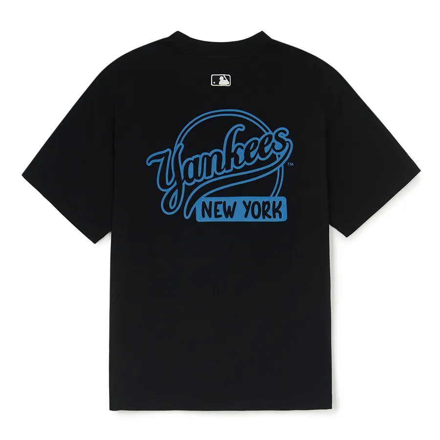Áo Thun MLB Basic Street Cursive Over Fit T-Shirt New York Yankees