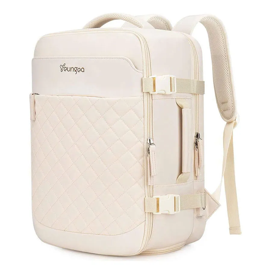 Balo Unisex Youngoa Travel Backpack Suitcase - Pink Màu Hồng