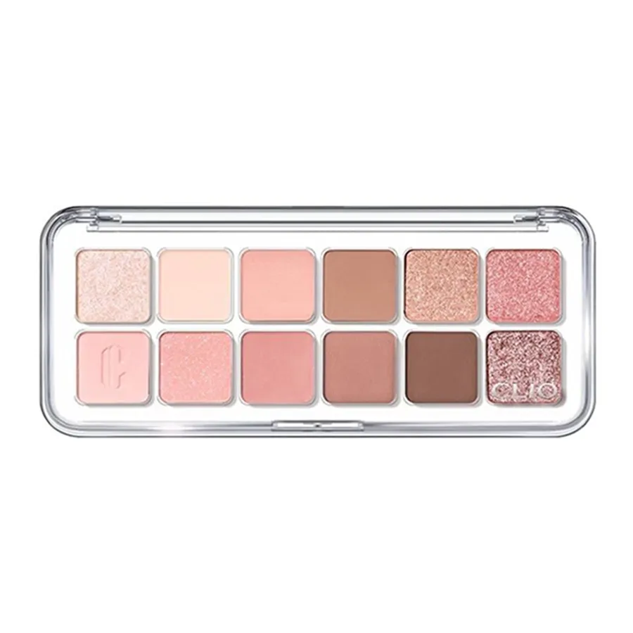 Bảng Phấn Mắt 12 Ô Clio Pro Eye Palette Air Tone 02-Rose Connect