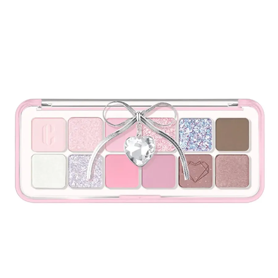 Bảng Phấn Mắt Clio Pro Eye Palette Air Limited 12 Crystal Paw 12 Ô