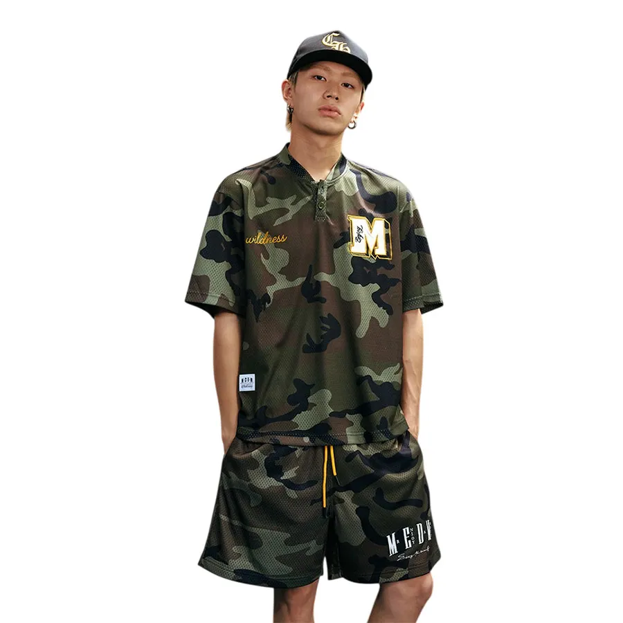 Bộ Quần Áo Cộc Tay Nam Mr. Enjoy Da Money MEDM Phối Màu Size S (Form Âu)