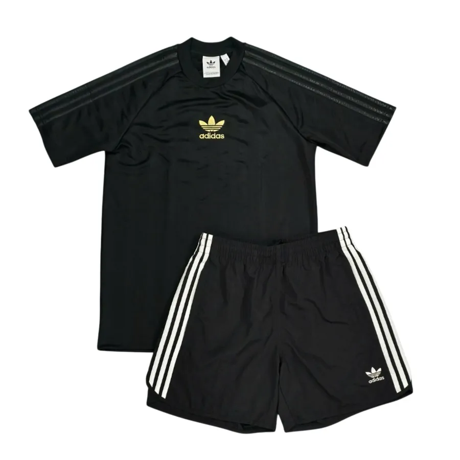 Bộ Thể Thao Nam Adidas Originals Sst Tee Black/Gold Màu Đen Size M (Form Âu Quần Up Size)