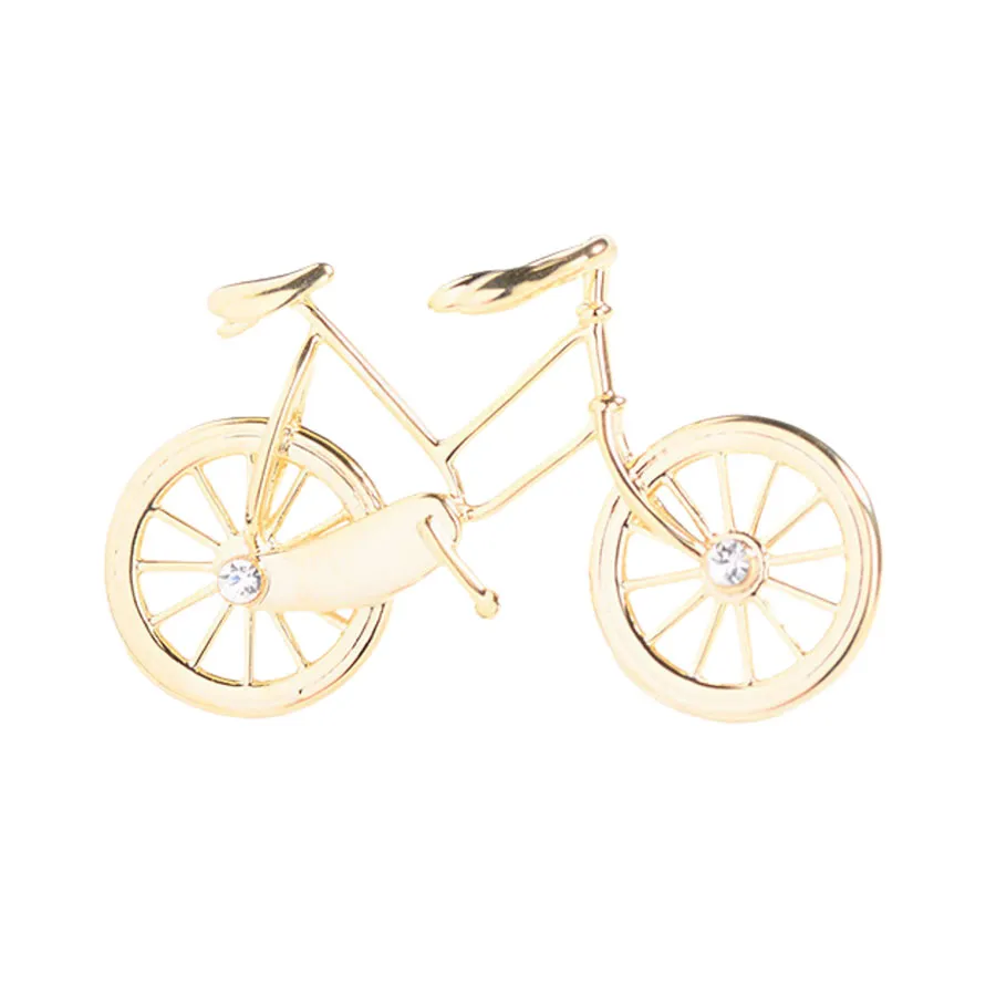 Cài Áo Nữ Meri Dreamy Bicycle BR881 Màu Vàng