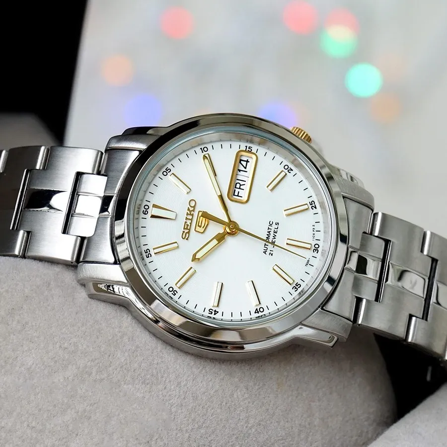 Đồng Hồ Nam Seiko 5 Automatic SNKL77K1 Màu Bạc | Vua Hàng Hiệu