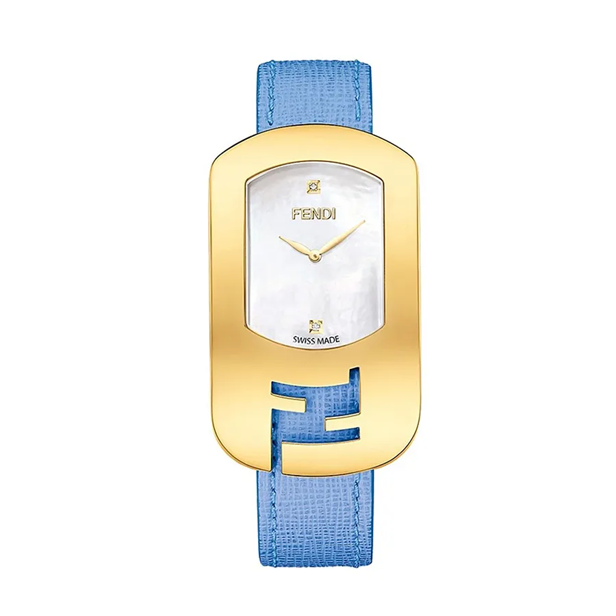 Đồng Hồ Nữ Fendi Chameleon F300434532 Màu Xanh Vàng