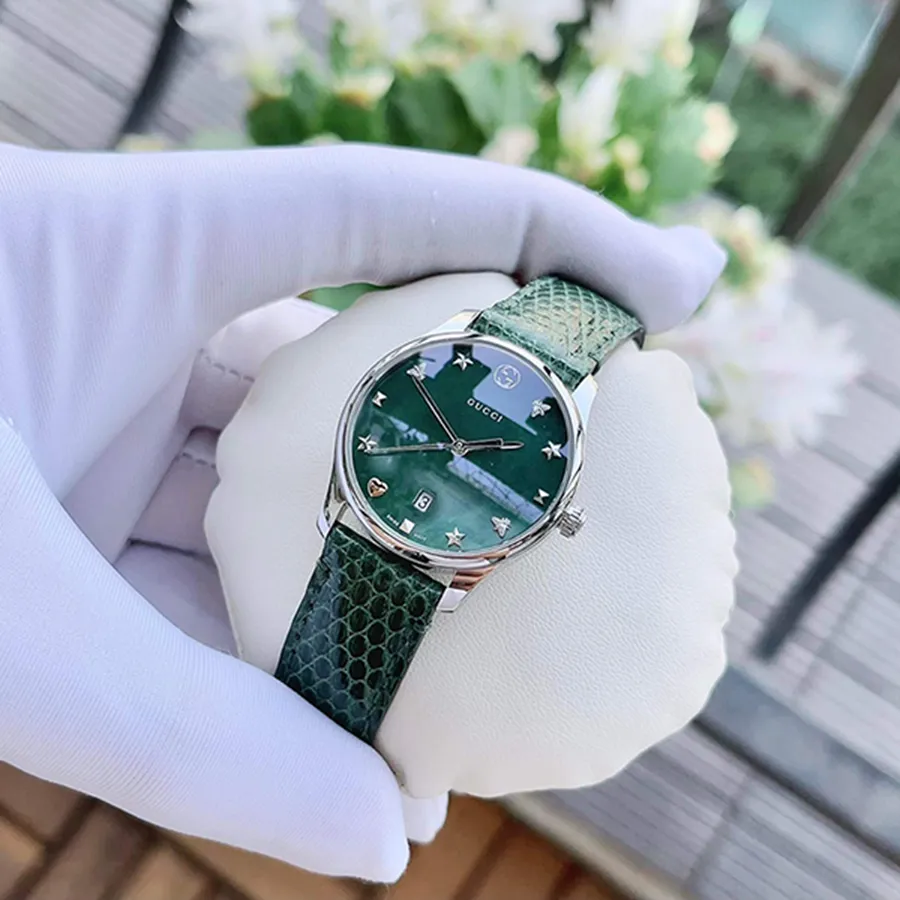 Đồng Hồ Nữ Gucci YA126585 G-Timeless Green 29mm Màu Xanh Green