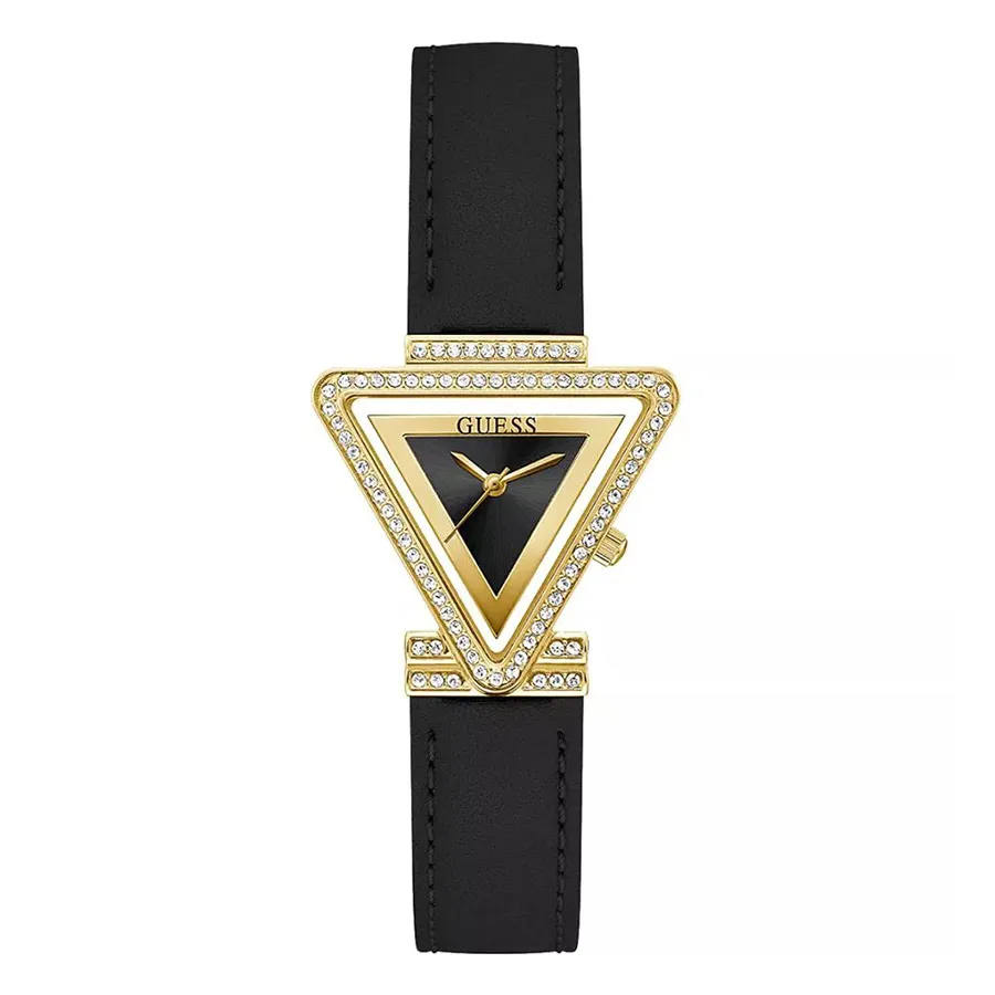 Đồng Hồ Nữ Guess Black Gold Tone Analog Watch GW0504L5 Màu Đen/Vàng