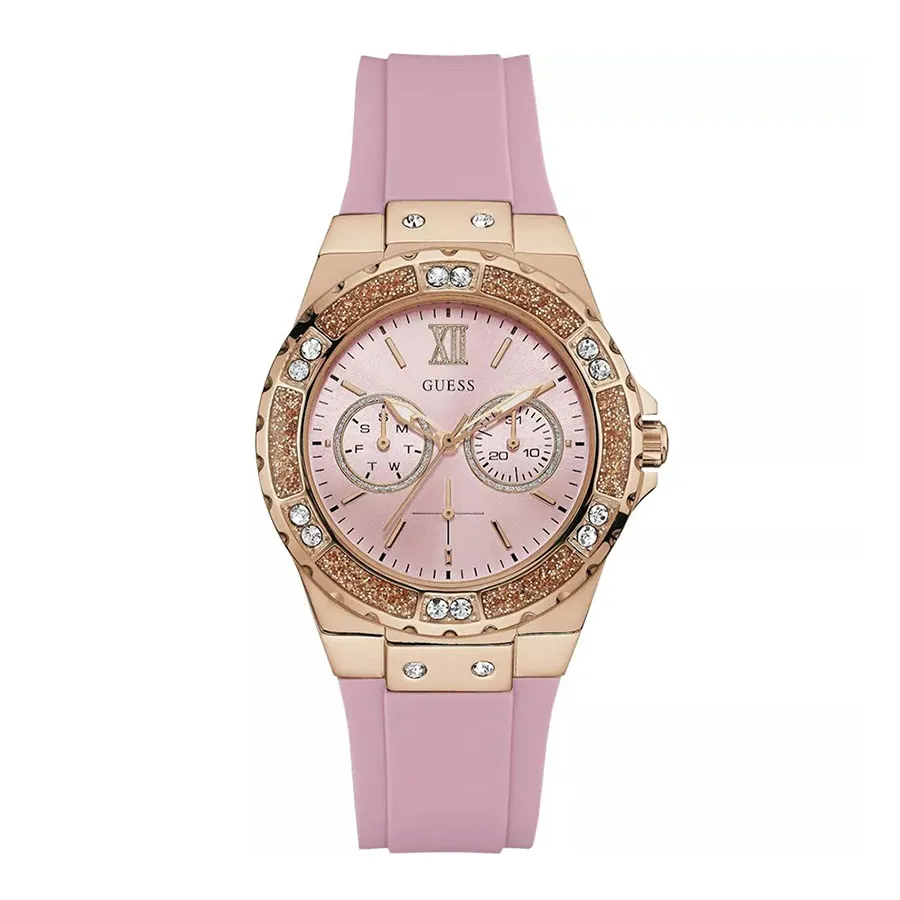 Đồng Hồ Nữ Guess Limelight JLO Pink Watch 39mm W1053L3 Màu Hồng