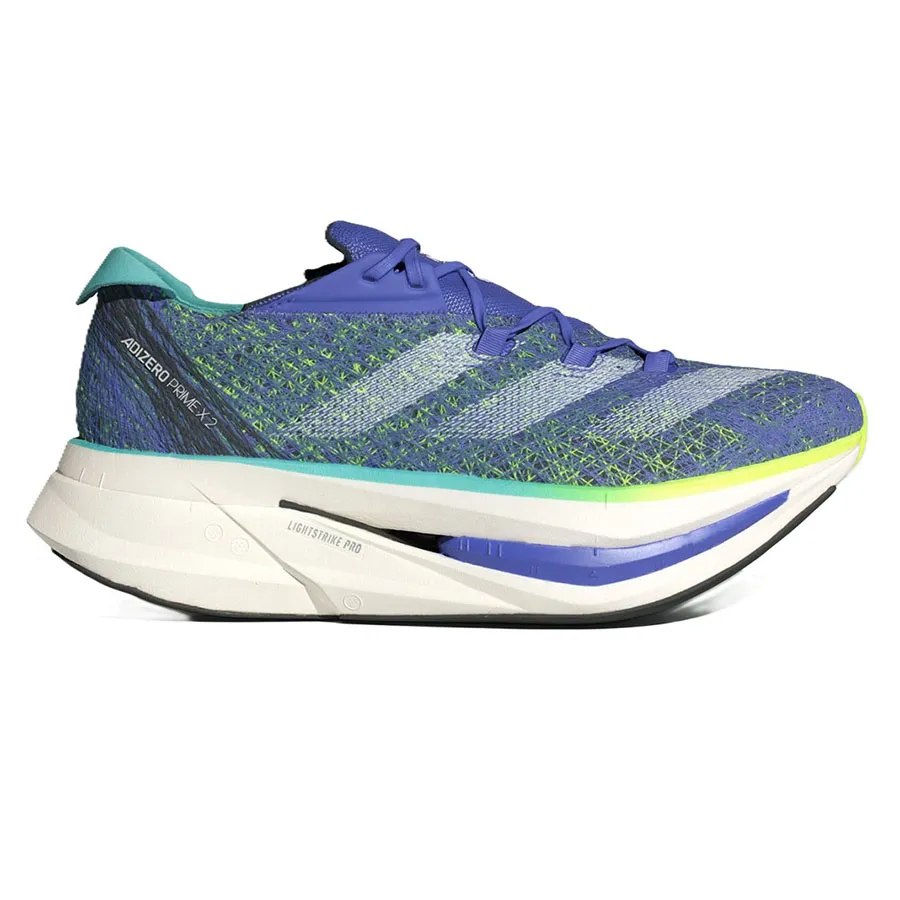 Giày Thể Thao Nam Adidas Adizero Prime X 2.0 Strung Cobalt Blue Lucid Lemon IF1209 Màu Xanh Size 42.5