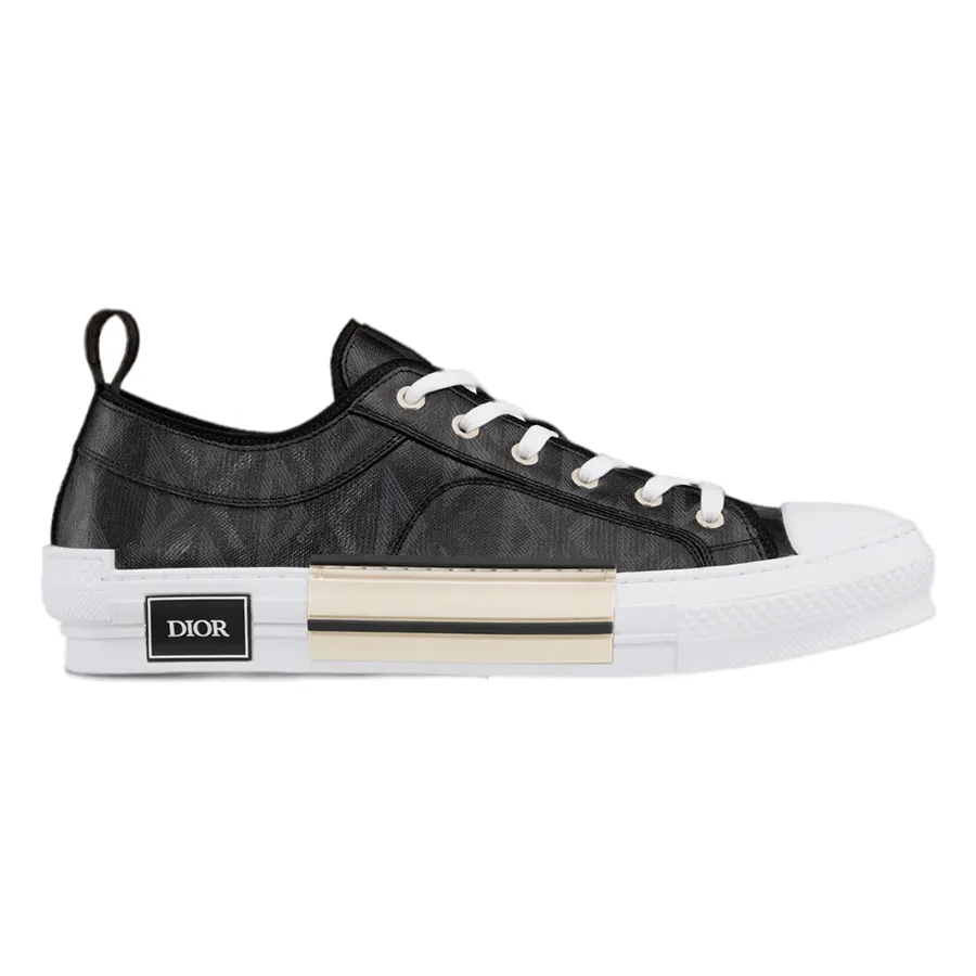 Giày Thể Thao Nam Dior B23 Low Top Black CD Diamond 3SN249ZPP-H900 Màu Đen Size 40
