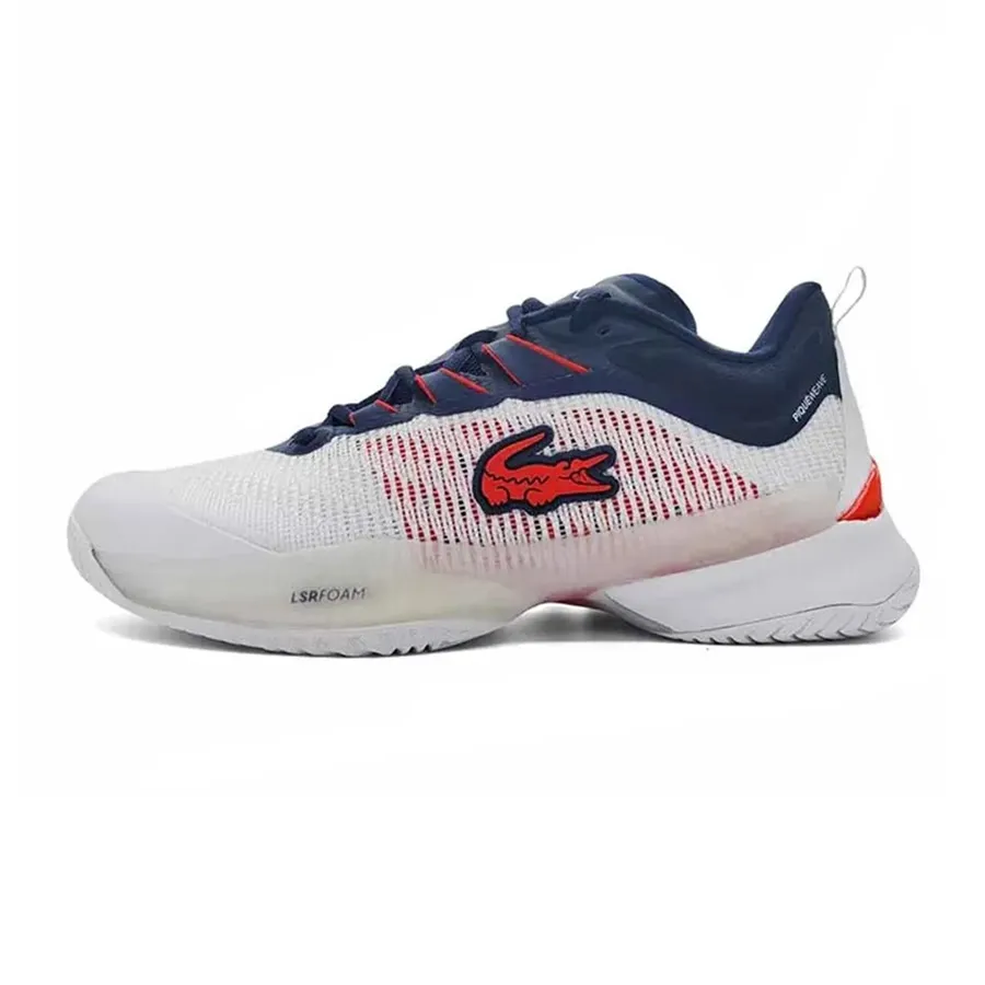 Giày Thể Thao Nam Lacoste AG-LT23 Ultra Tennis Shoes Màu Xanh Navy Trắng Size 40.5