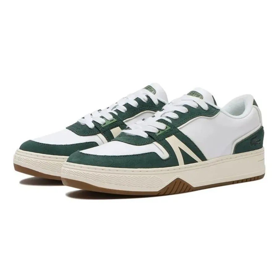 Giày Thể Thao Nam Lacoste&nbsp;L001 123 1 SMA L001 45SMA0070 Y37 WHT/GUM Shoes Màu Trắng - Xanh&nbsp;Size 39.5