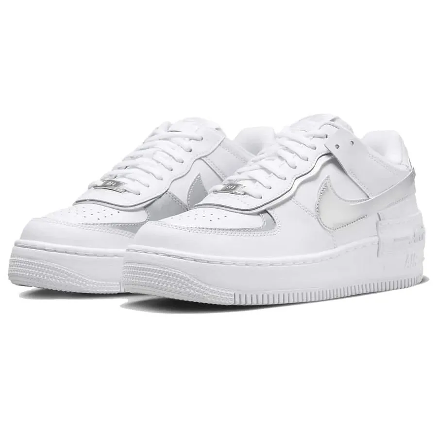 nike metallic silver