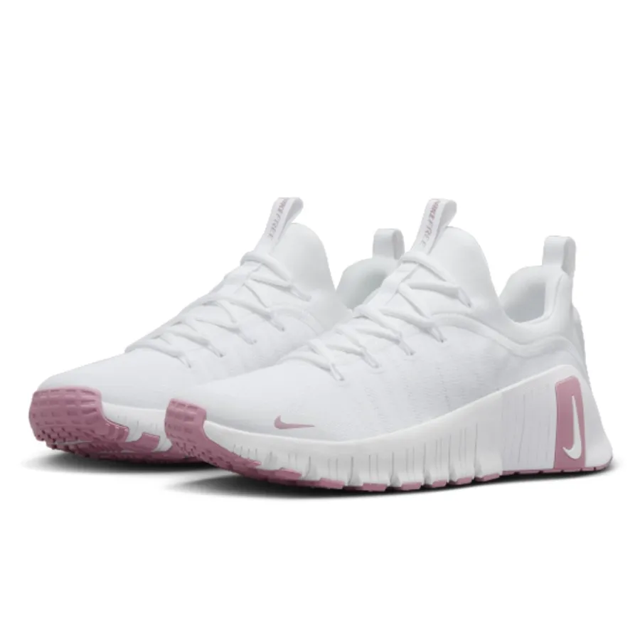 Giày Thể Thao Nữ Nike Free Metcon 6 ‘White & Elemental Pink’ FJ7126-106 Màu Trắng Size 38.5