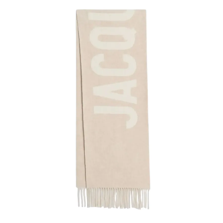 Khăn Quàng Cổ Nữ Jacquemus Beige Scarf Màu Be